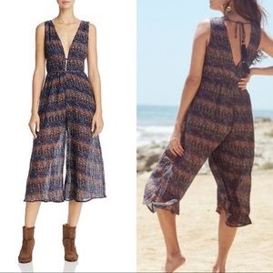 NWT Lost + Wander Bali Open Back Wide Leg Jumpsuit - Size XS